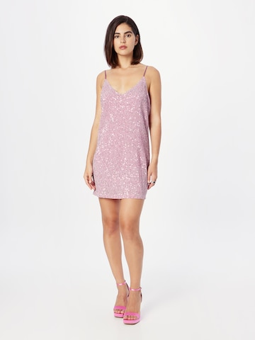 Neo Noir Cocktail Dress 'Solisa' in Pink: front