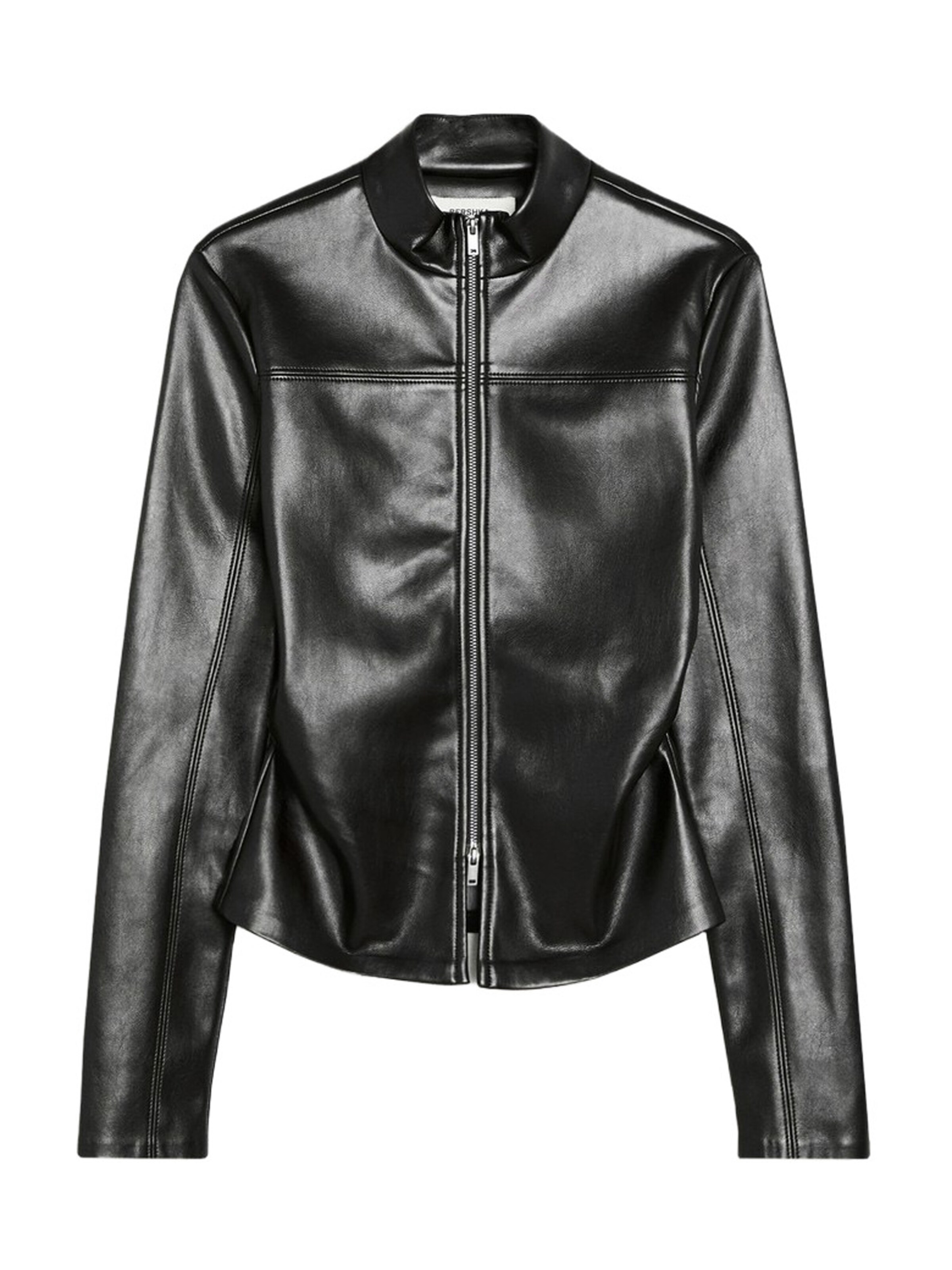 Bershka Between-season jacket in Black: front
