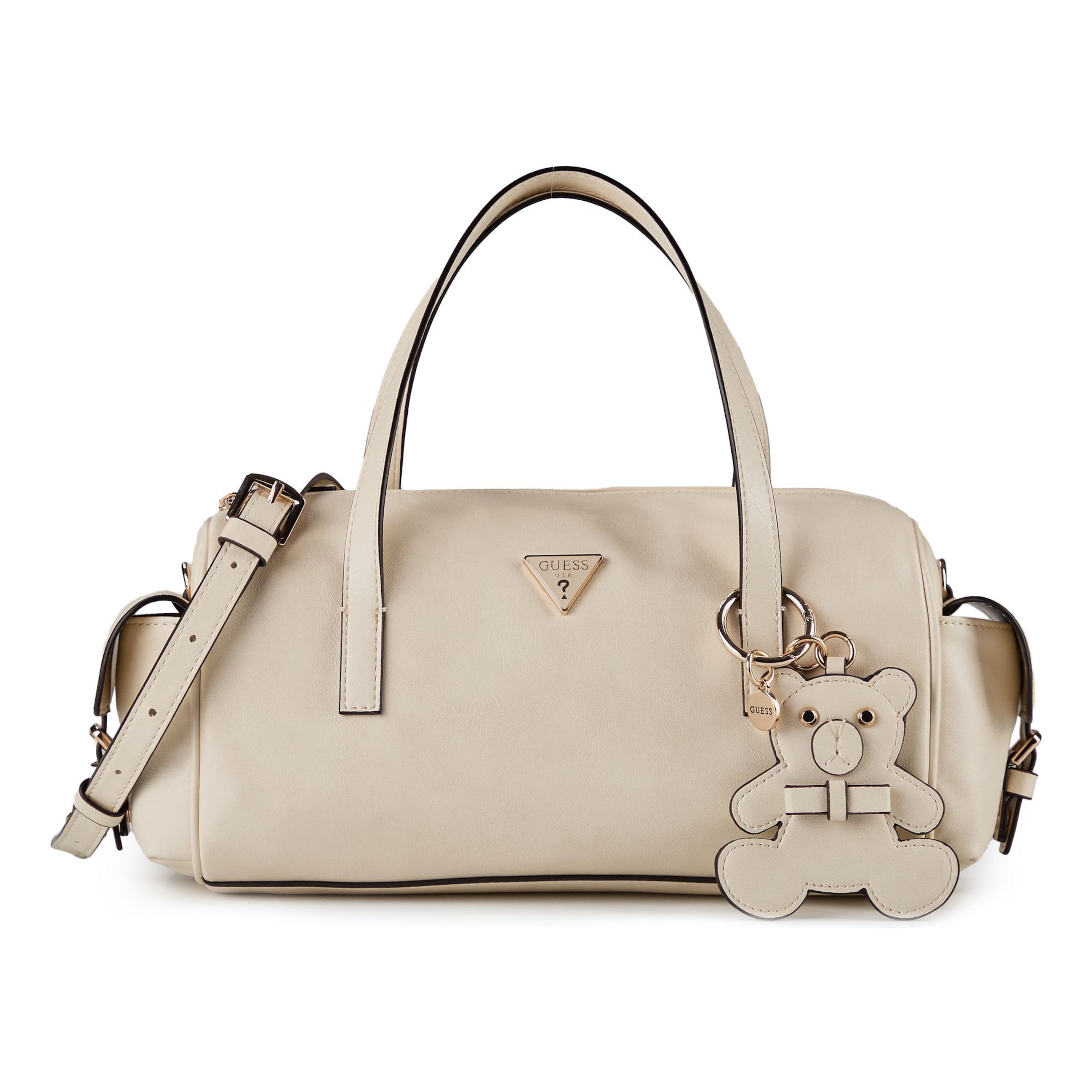 Borsa a spalla 'Kassie' di GUESS in beige: frontale