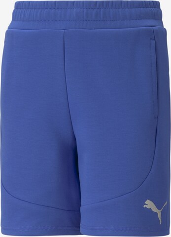 PUMA Workout Pants 'Evostripe' in Blue: front