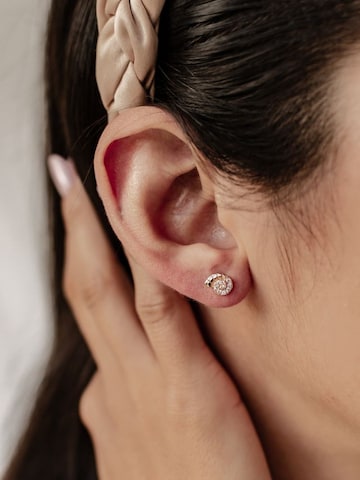 Hey Happiness - Pendientes 'Nautilus Shine' en oro