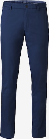 MEYER Regular Chino Pants 'Bonn' in Blue: front