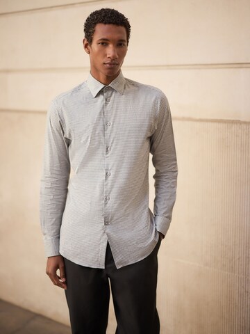 Slim fit Camicia di Next in grigio: frontale