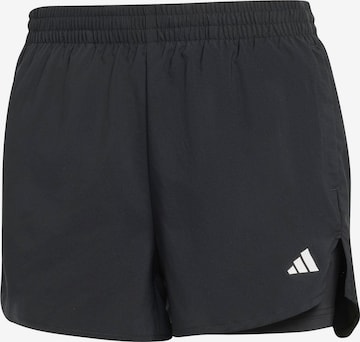 juoda ADIDAS PERFORMANCE Sportinės kelnės: priekis