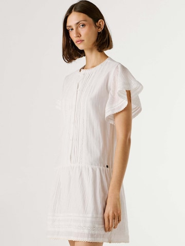 Abito 'Destin' di Pepe Jeans in bianco