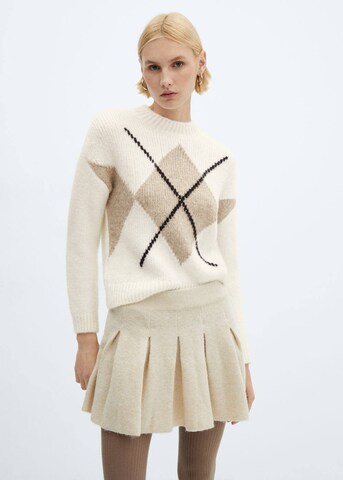 Pull-over 'Xivata' MANGO en beige : devant