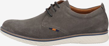 FRETZ MEN Lace-Up Shoes in Grey: front