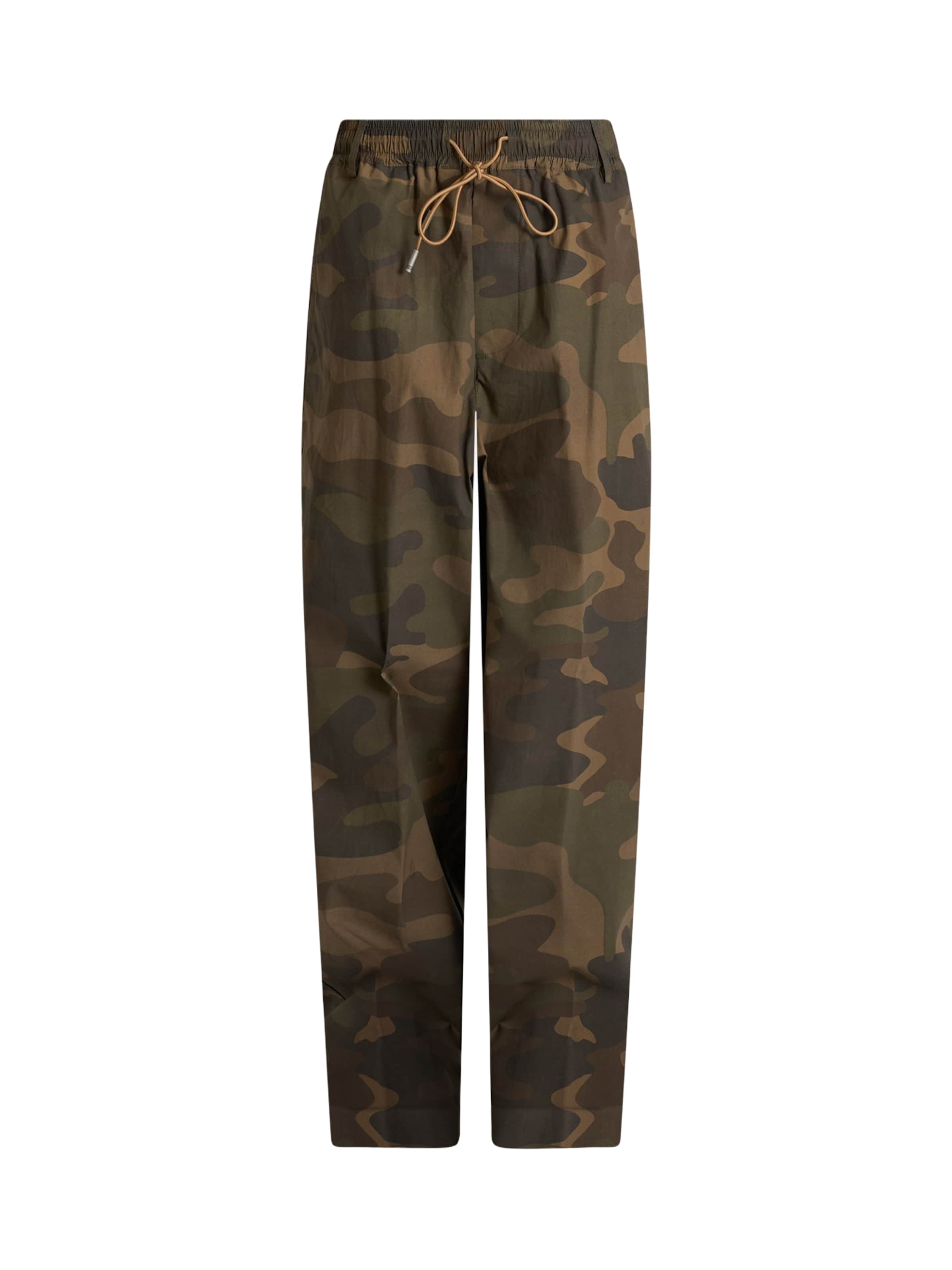 DARK LABEL - Regular Calças em verde: frente
