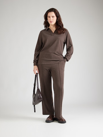 Wide Leg Pantalon 'CARGRETCHEN' ONLY Carmakoma en marron