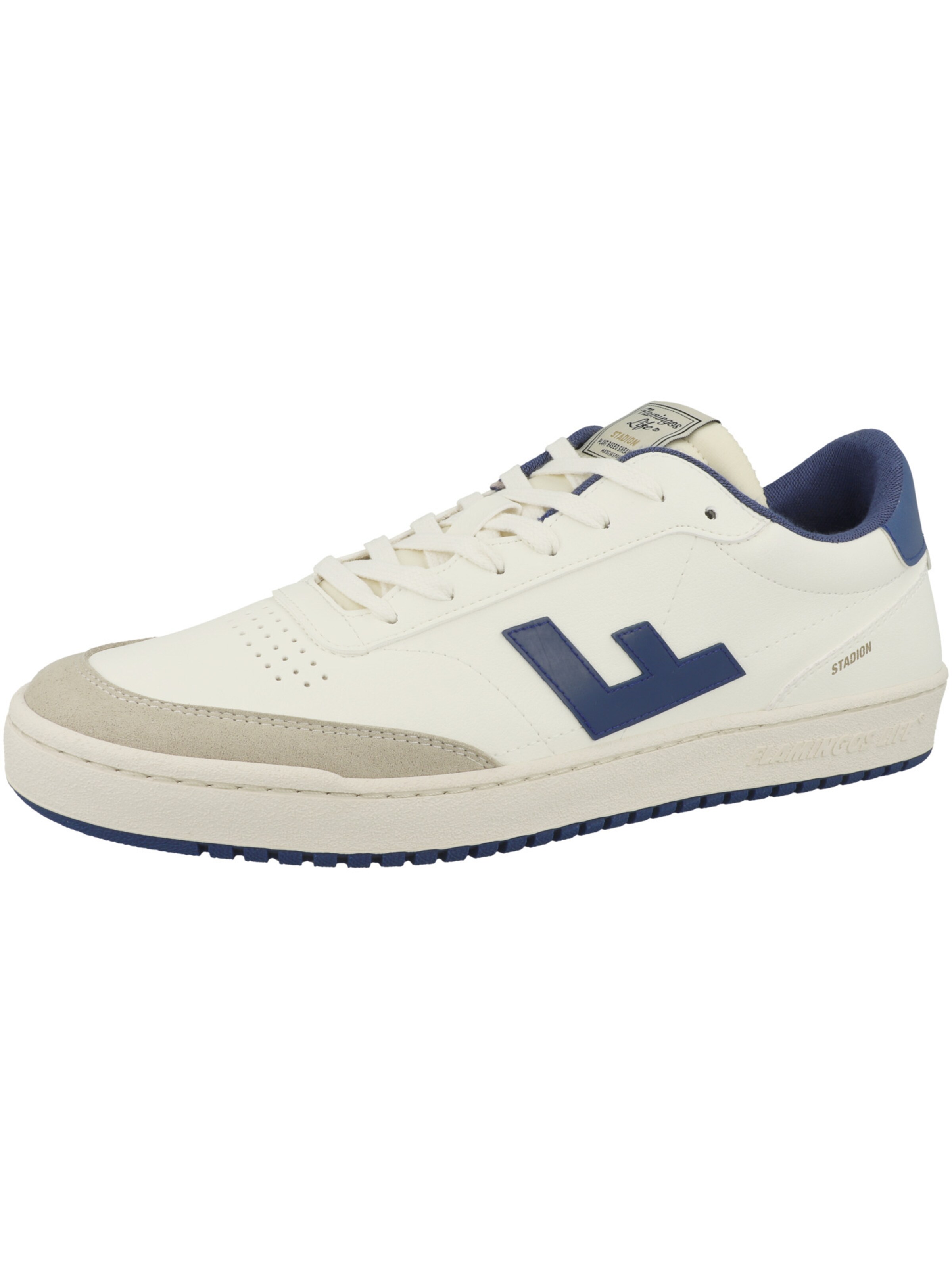 Flamingos Life Platform trainers 'Stadion' in White