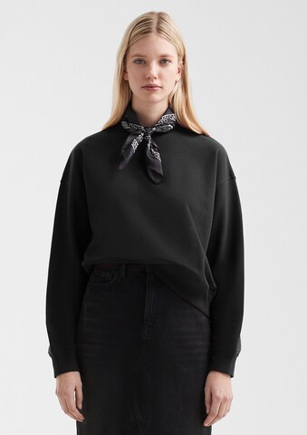 QS Sweatshirt in Schwarz: Vorderseite