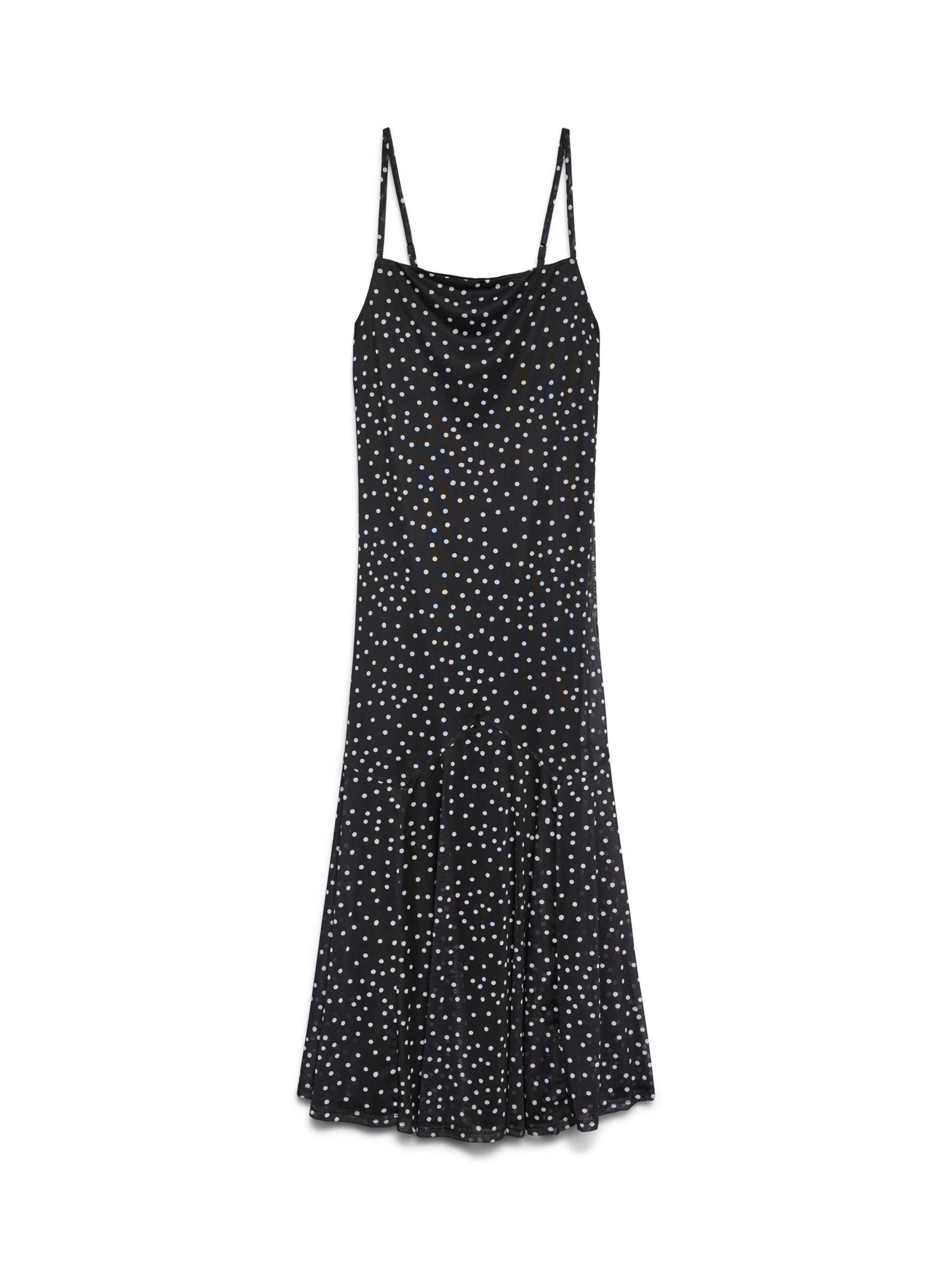 VERO MODA Jurk 'VMSigga' in de kleur Zwart / Offwhite, Productweergave