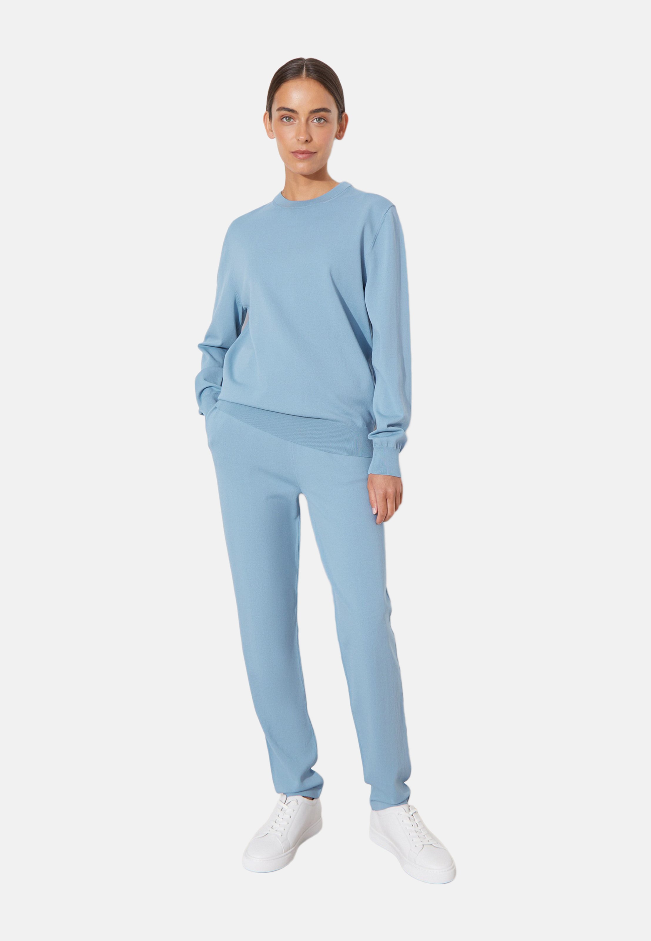 Frauen Pullover & Strick 12storeez Pullover in Blau - EJ10397 Frauen Pullover & Strick 12storeez Pullover in Blau - EJ10397