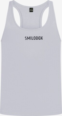 Smilodox Shirt 'Paul' in Grijs: voorkant