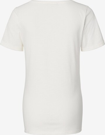 T-shirt 'More' Supermom en blanc