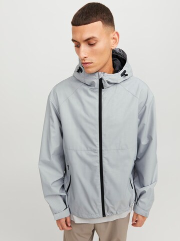 Giacca funzionale 'THREAD' di JACK & JONES in grigio