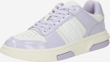 Tommy Jeans Sneakers 'The Brooklyn' in Purple: front