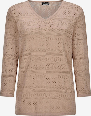 Pull-over Goldner en beige : devant