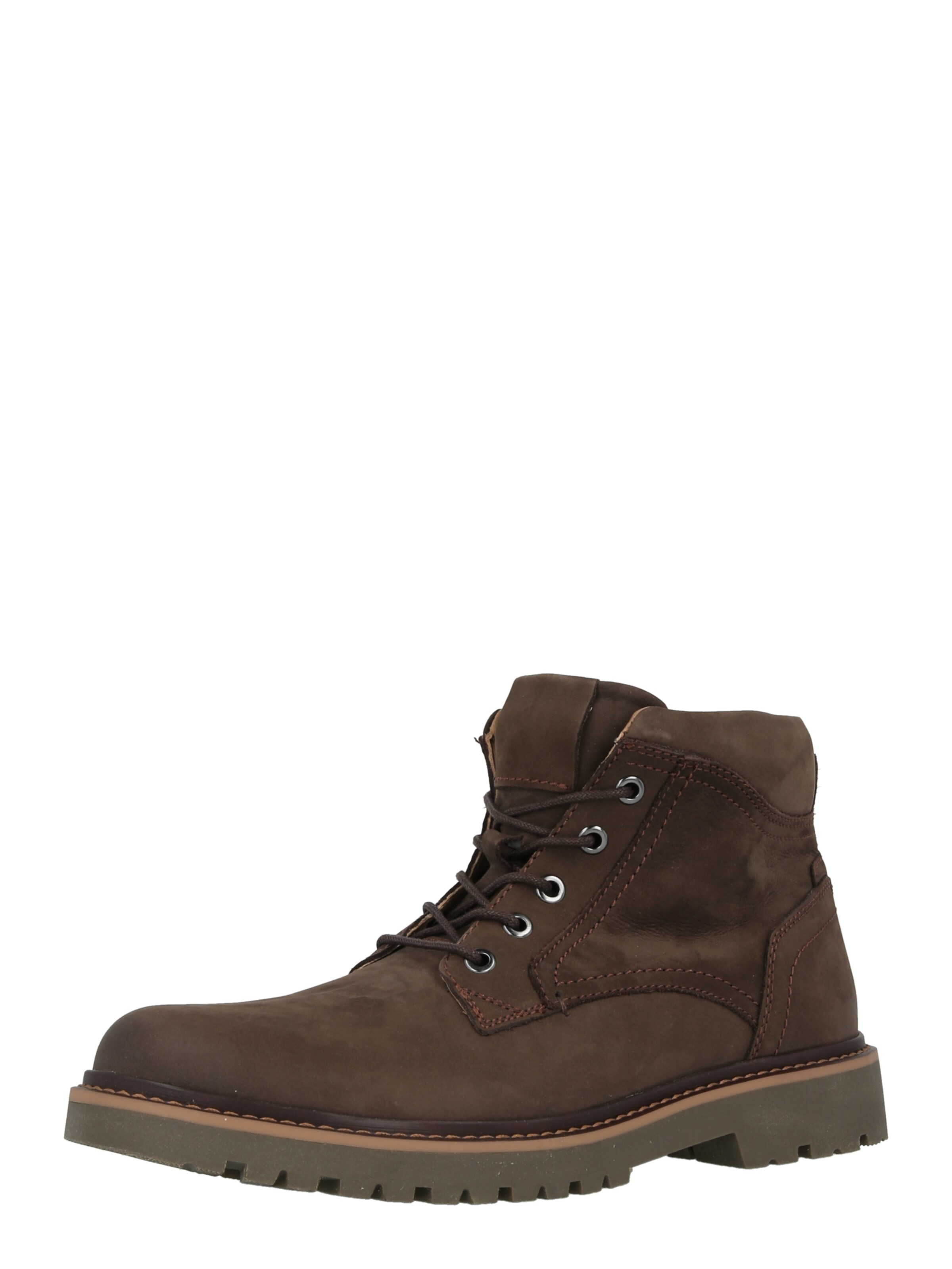 ABOUT YOU - Botas con cordones 'Jay' en marrón: frente