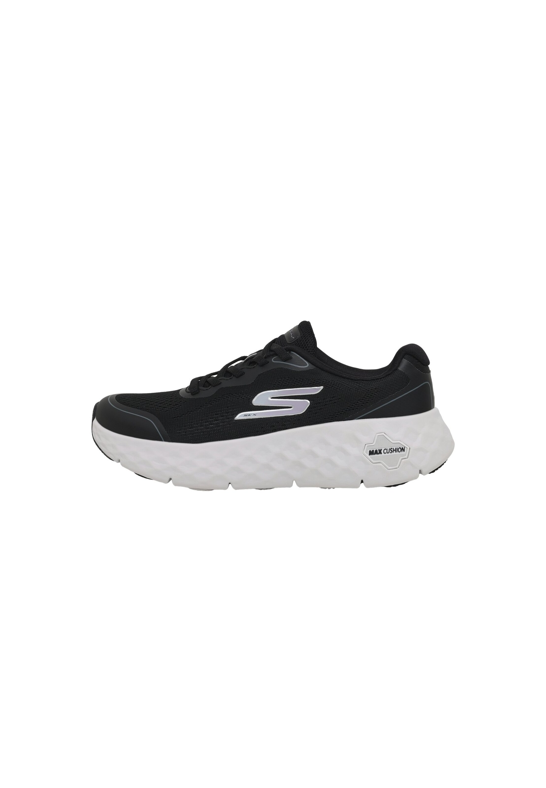 SKECHERS Ниски маратонки 'GO WALK MAX CUSHIONING FLEX' в черно: отпред