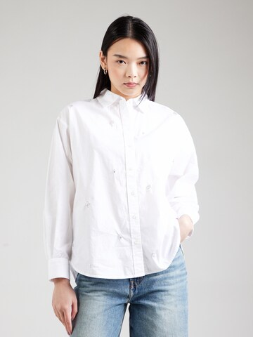 Camicia da donna di s.Oliver in bianco: frontale
