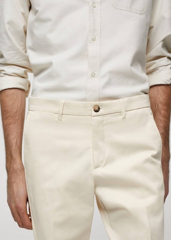 MANGO MAN Regular Pants 'dublino' in White