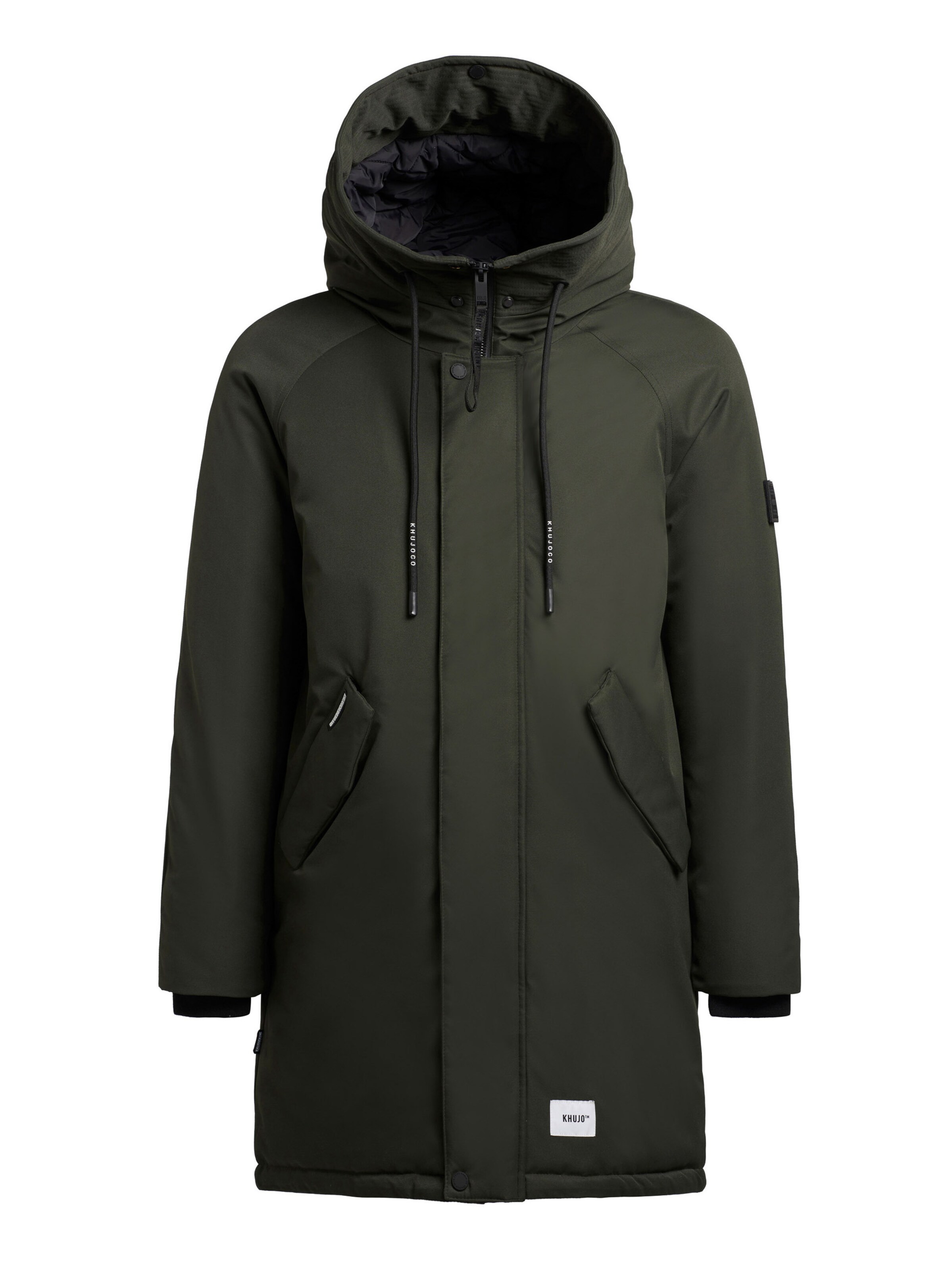 khujo Ανοιξιάτικο και φθινοπωρινό παλτό 'Hant' σε πράσινο: μπροστά