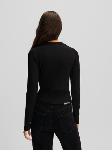 juoda KARL LAGERFELD JEANS Marškinėliai