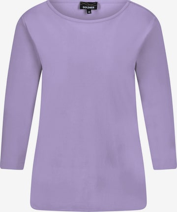 Goldner Shirt in Lila: voorkant
