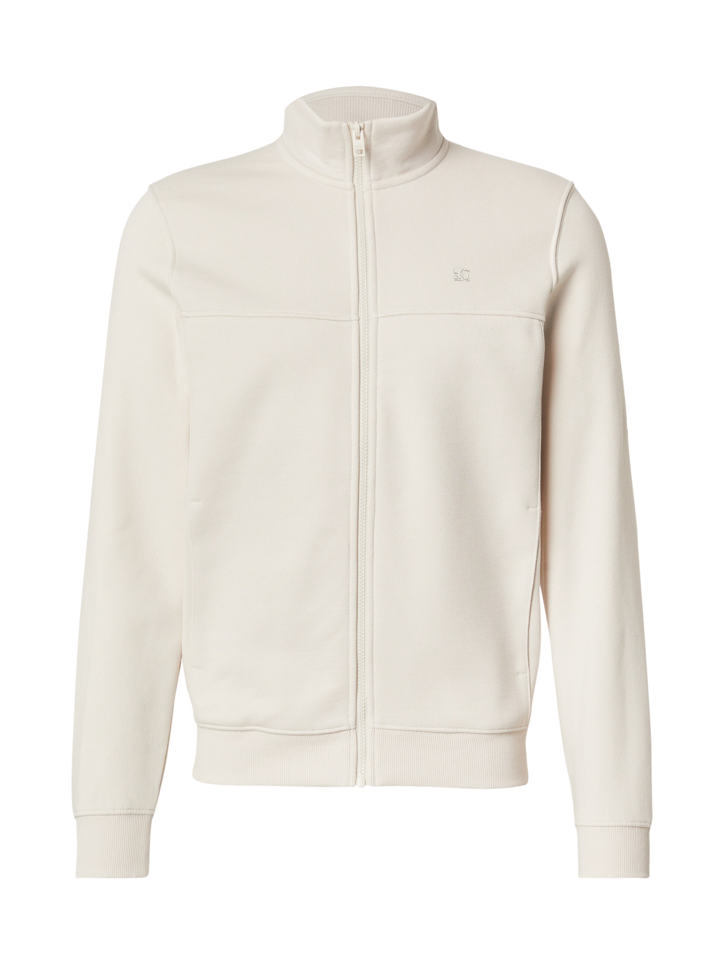 s.Oliver - Sudadera con cremallera en beige: frente
