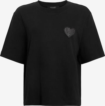 AllSaints - Camiseta 'Lover Lisa' en negro: frente