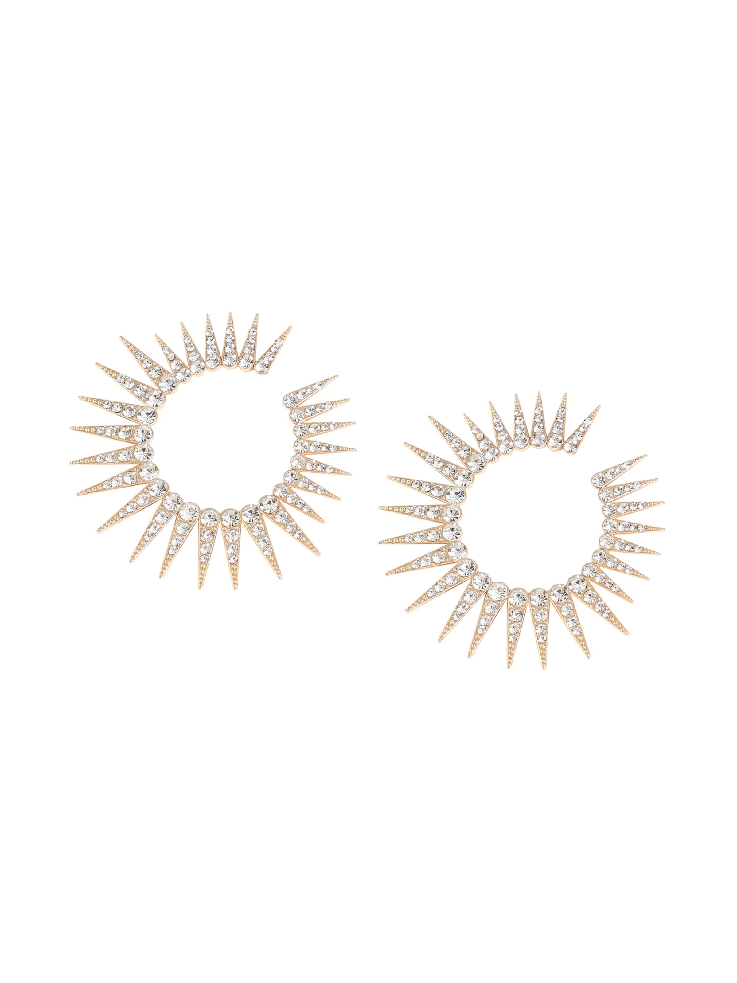 SOHI Øreringe ' Christal ' i guld: forside