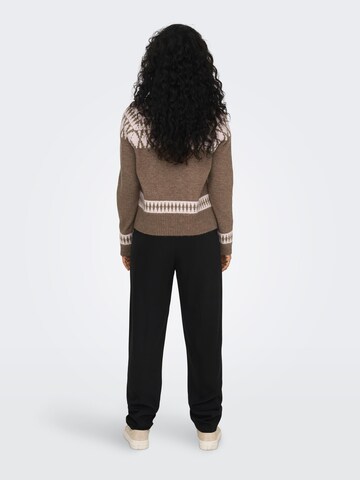 ONLY Sweater 'MATHILDA' in Brown