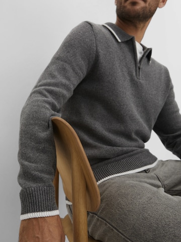bonprix Sweter w kolorze szary