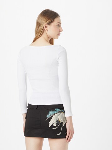 T-shirt Nasty Gal en blanc