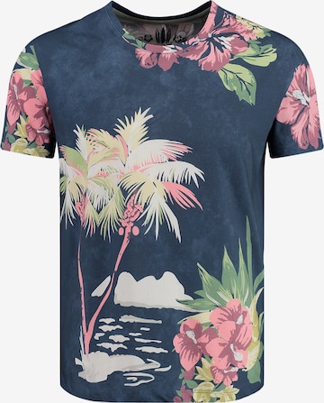 T-Shirt 'MT GLORY' Key Largo en mélange de couleurs : devant