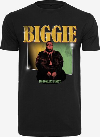 T-Shirt 'Notorious Big Finest' Mister Tee en noir : devant