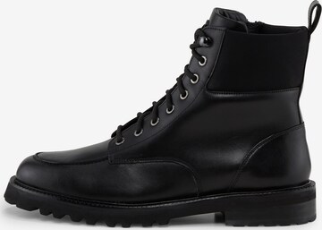 JOOP! Lace-Up Boots 'Mario' in Black: front