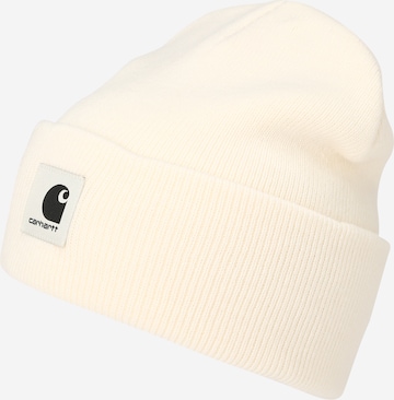 Carhartt WIP - Gorra 'Ashley' en blanco: frente