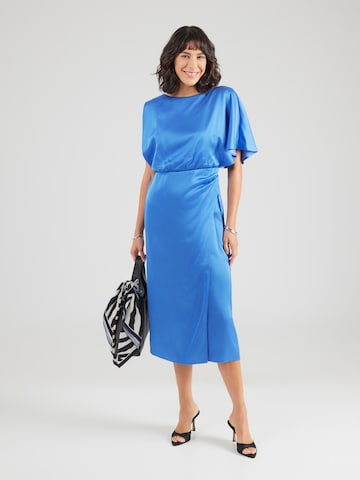 COMMA Jurk in Blauw: voorkant