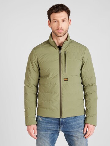 G-Star RAW - Chaqueta de entretiempo 'Foundation' en verde: frente