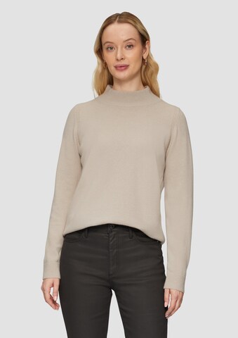 s.Oliver BLACK LABEL Pullover in Beige: Vorderseite