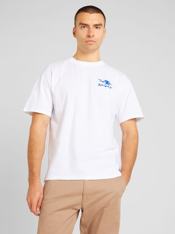 T-Shirt 'Stay Hydrated' EDWIN en blanc