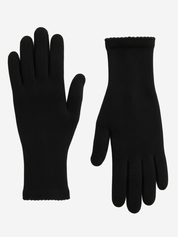 Il Lanificio Fingerhandschuhe‌‌‌‌‌‌‌ in Schwarz: Vorderseite