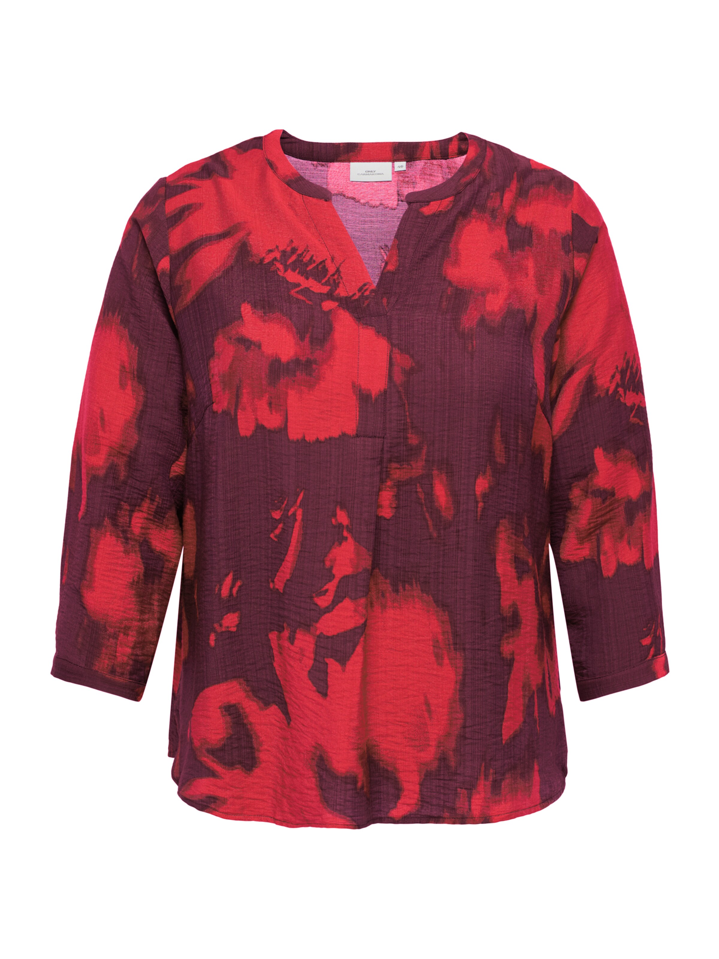 ONLY Carmakoma - Blusa 'CARCAMILLE' en rojo: frente