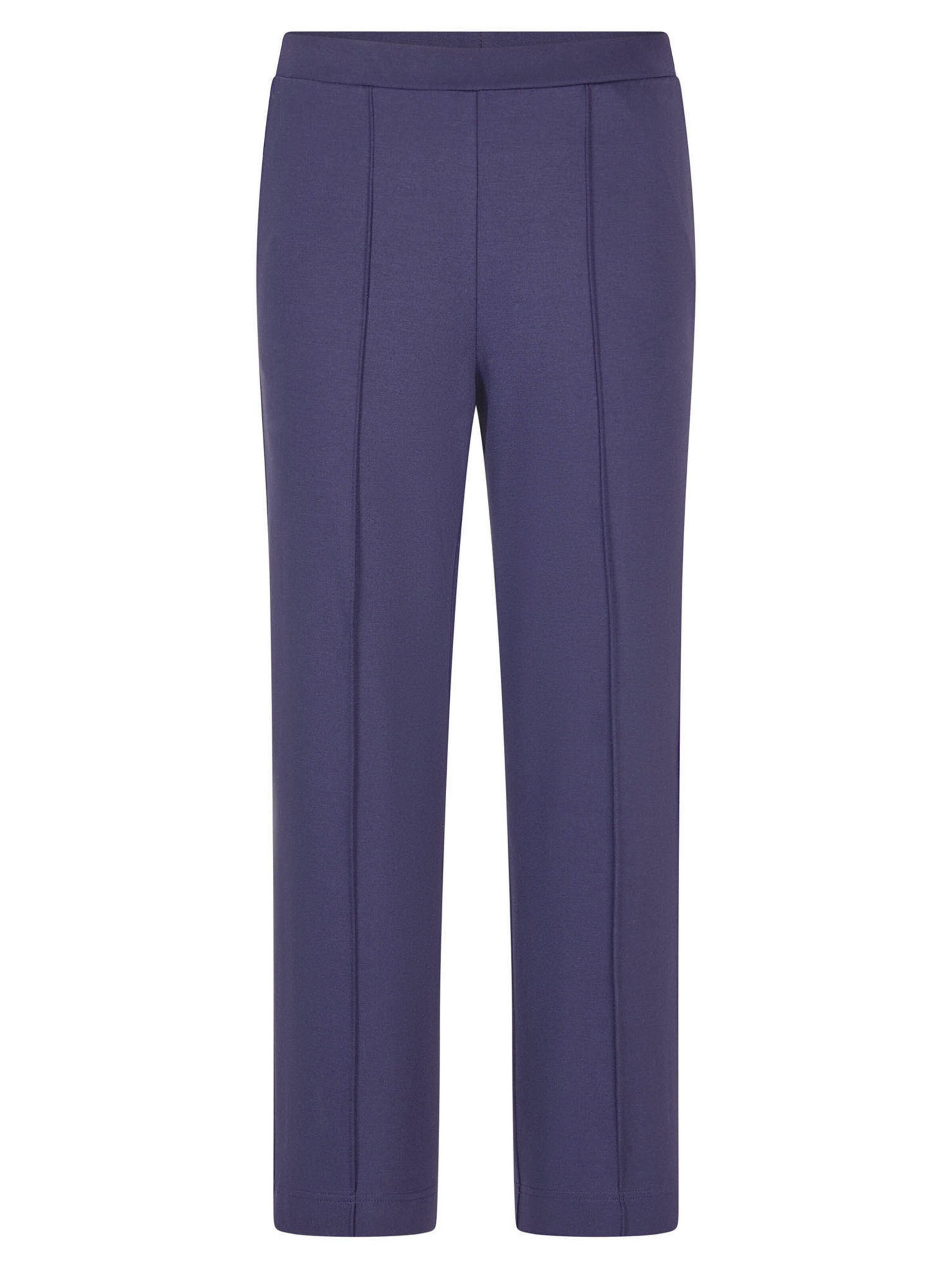 Goldner Wide Leg Hose 'Vera' in Lila: Vorderseite