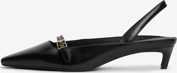 Escarpins à bride arrière TOMMY HILFIGER en noir : devant