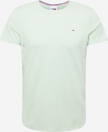 T-Shirt 'JASPE' Tommy Jeans en vert : devant