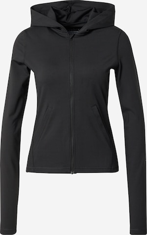 Reebok Sports sweat jacket 'ACTIV COLL DREAMBLEND' in Black: front