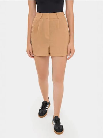 Hiccup Wide leg Trousers 'Shorts' in Brown: front